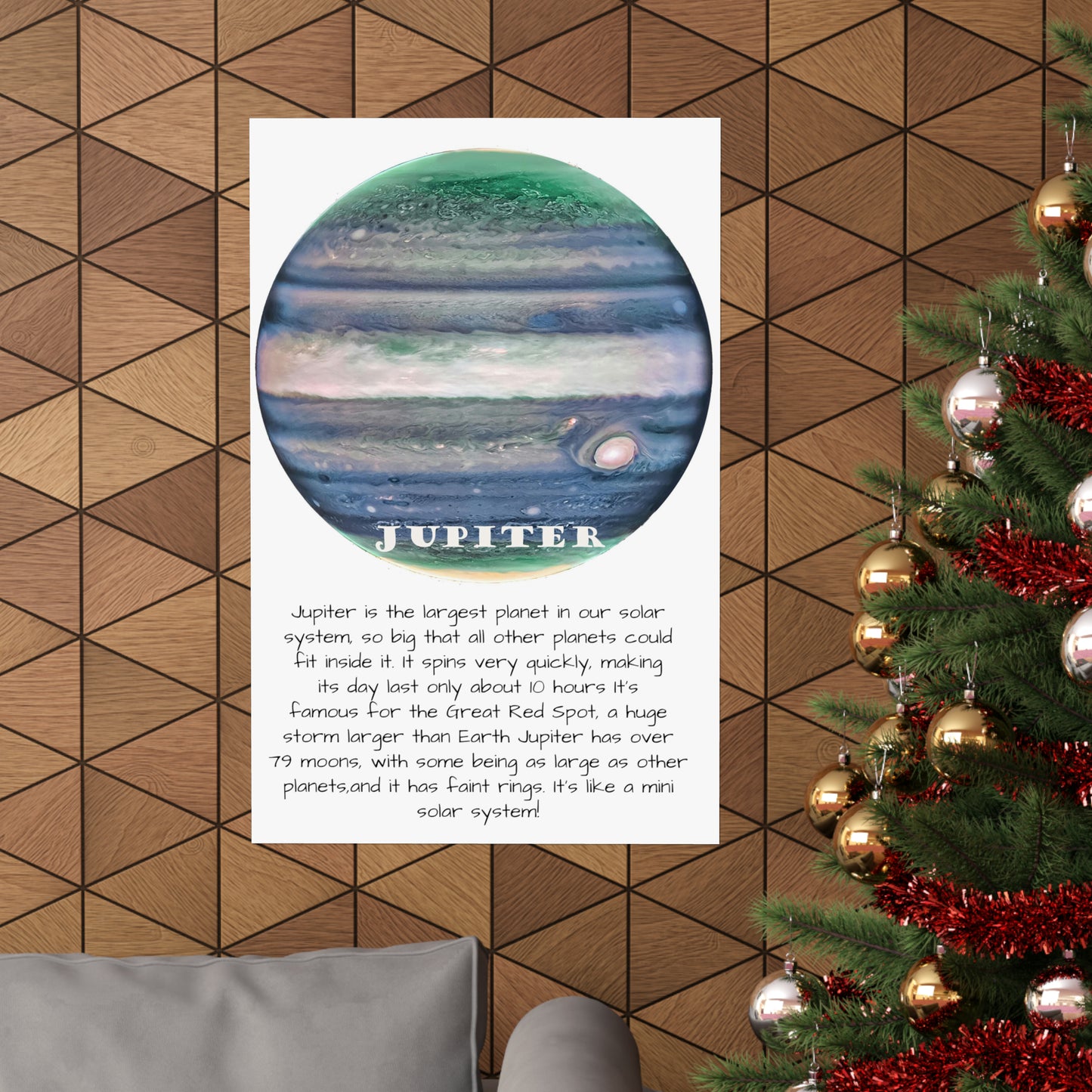 Jupiter's Majesty: Premium Cosmos Series Poster