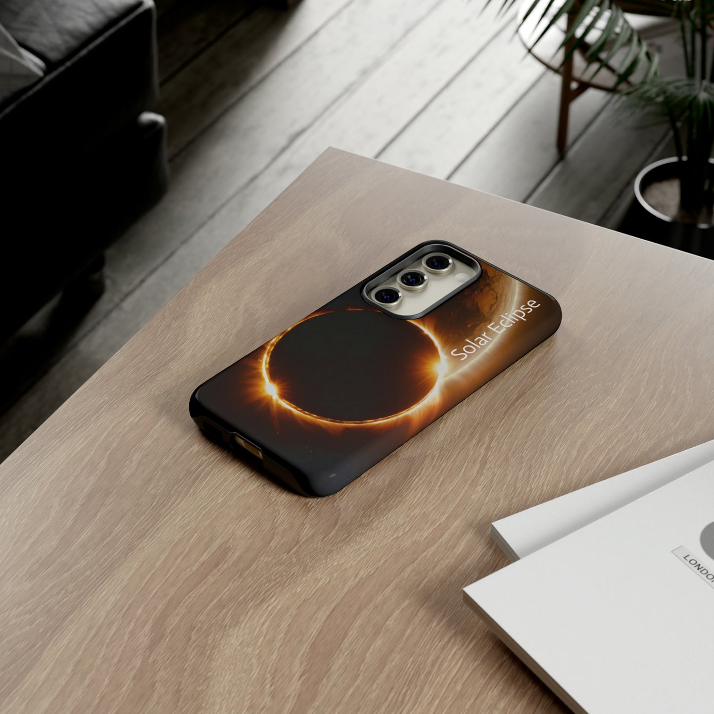Solar Eclipse Phone Case: Protect Your Tech with Cosmic Style $39.99