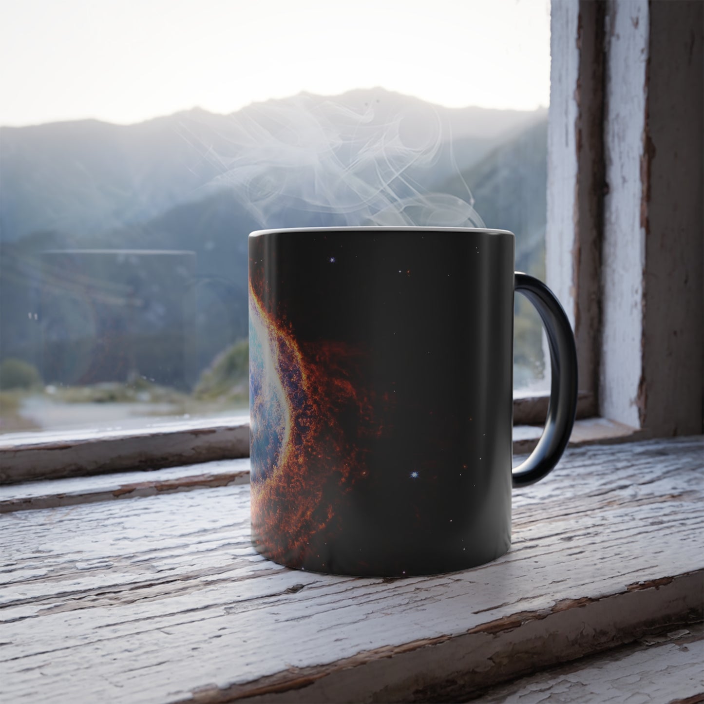 Cosmos Series 20 SPACE AMEBOA  Coffee  Mug 11oz  "Unlock the Cosmos with Every Pour! Experience Galactic Wonders as Hot Java Awakens the Cosmos Series  Mugs!""