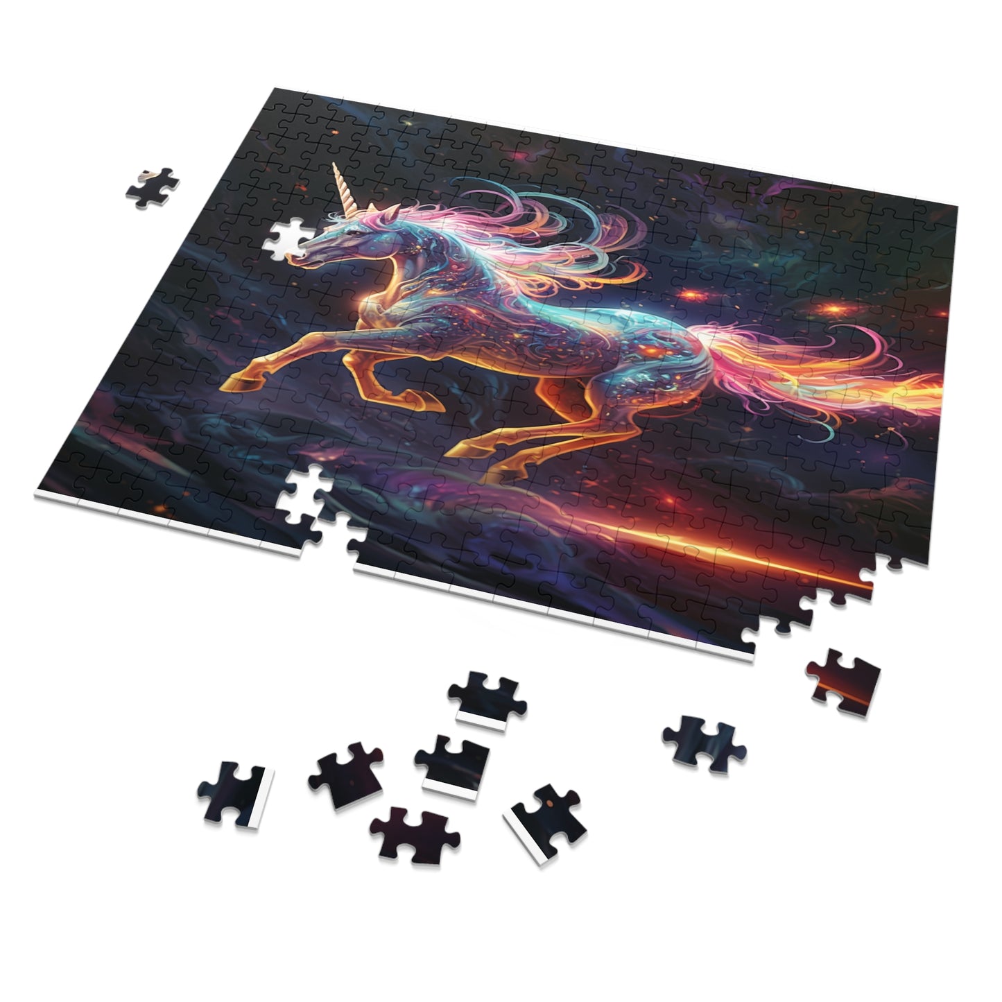 "The Magic Pony" Jigsaw Puzzle: Build a World of Fantasy (500,1000-Piece) Rainbow