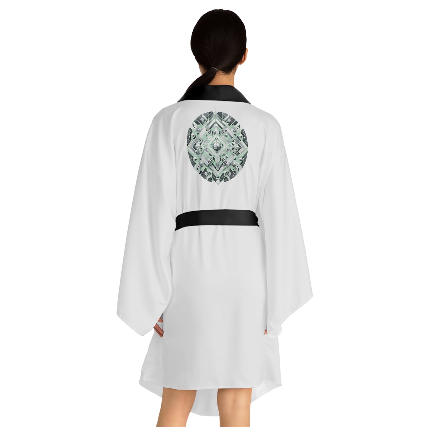 Sophisticated Cosmopolitan Series (S) Long Sleeve Kimono Robe 🌸