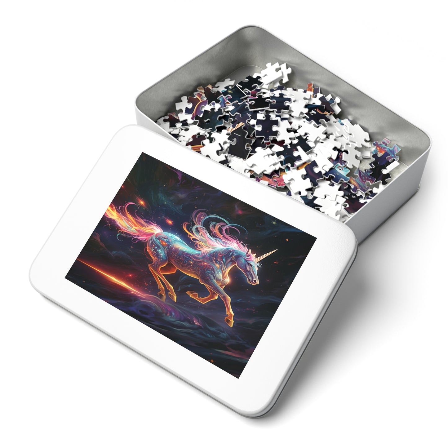 "The Magic Pony" Puzzle: Fantasy, Fun, & Challenge (500,1000-Piece) Rainbow Right