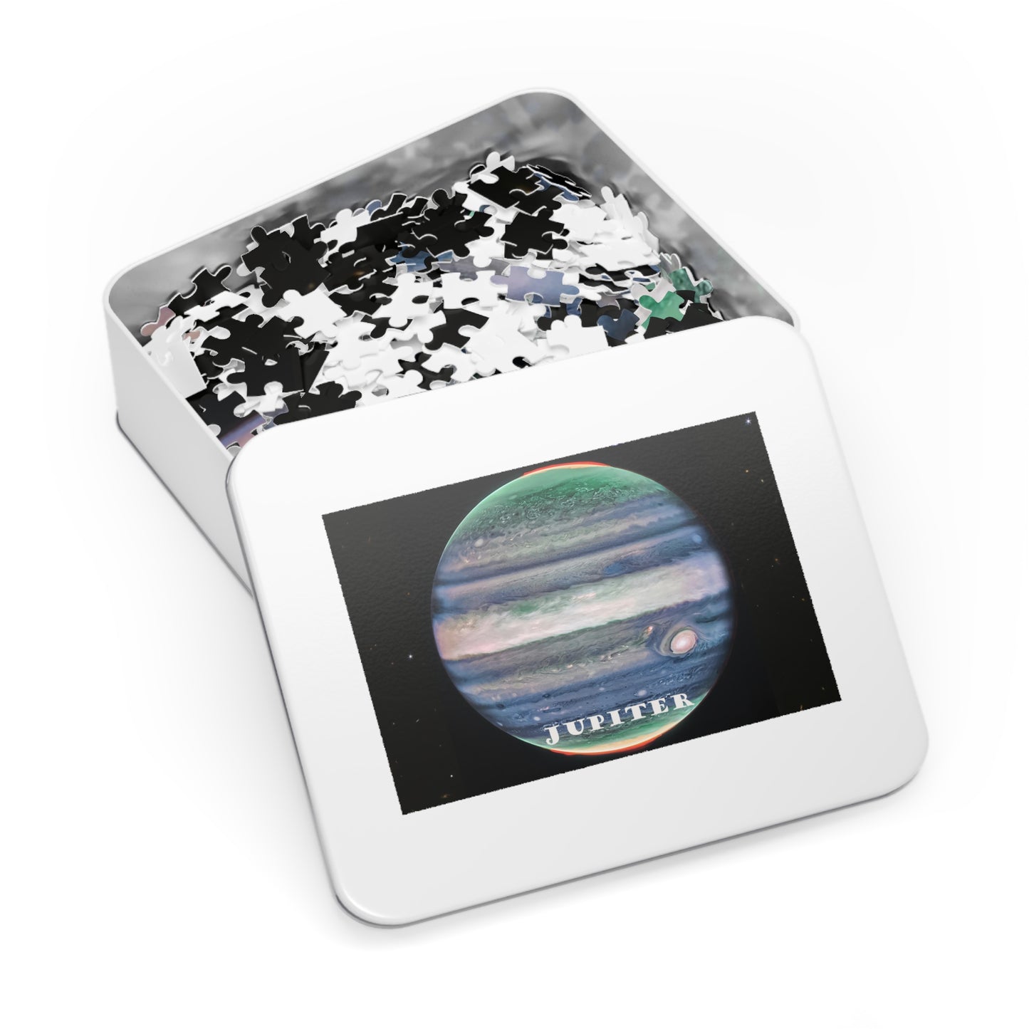 Cosmos Series 25 Mid-Infrared View of Jupiter  Jigsaw Puzzle ( 500, 1000-Piece)