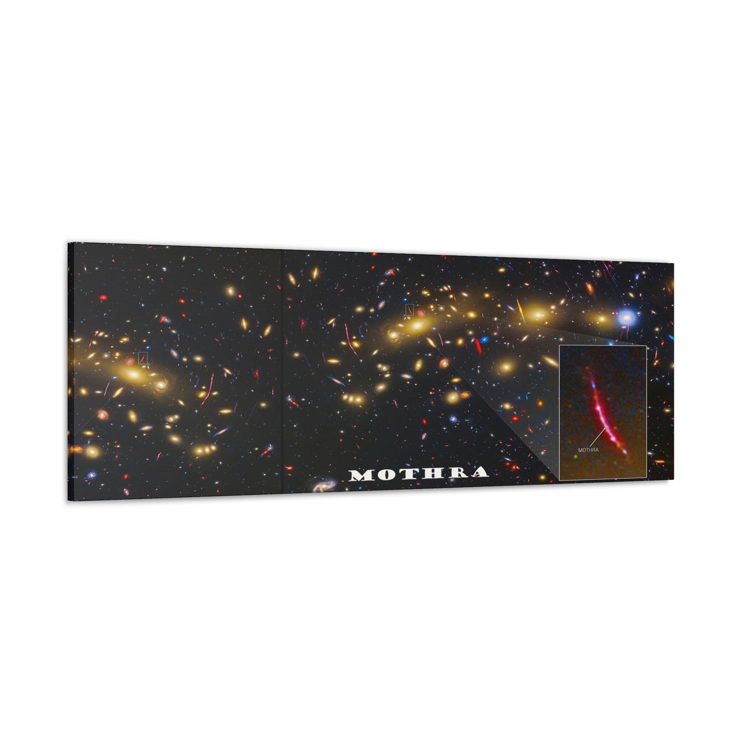 Mothra Takes Flight: Cosmos Series 6 Canvas Print