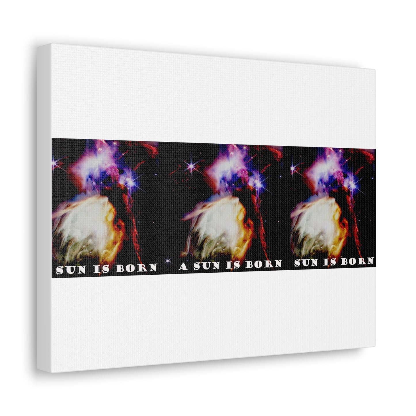 Witness Stellar Birth: Cosmos Series 10 Sun Canvas Print