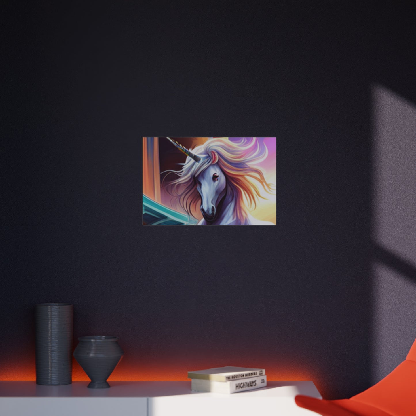 Enchanting Unicorn Art: Customizable Foam Board Prints