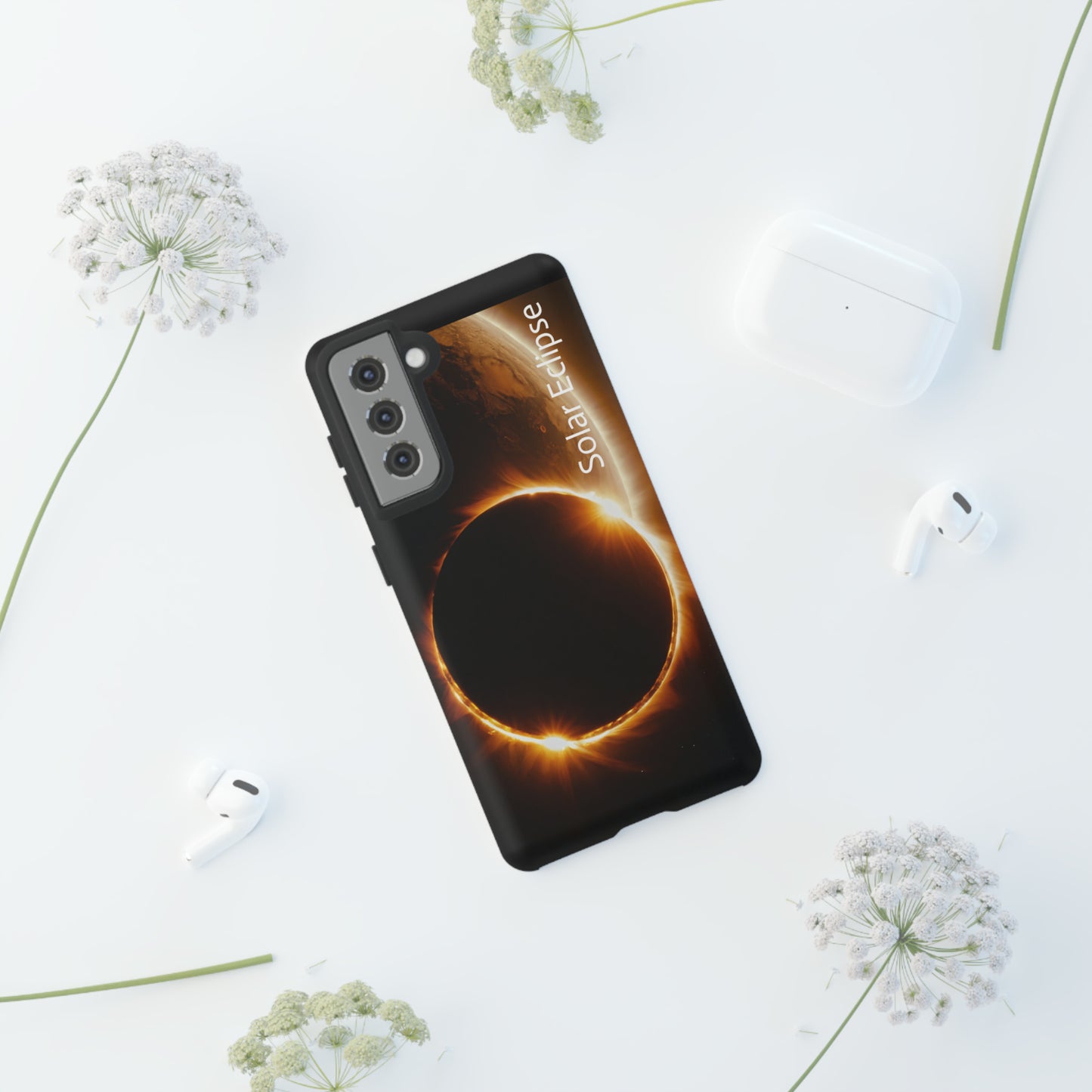 Solar Eclipse Phone Case: Protect Your Tech with Cosmic Style $39.99