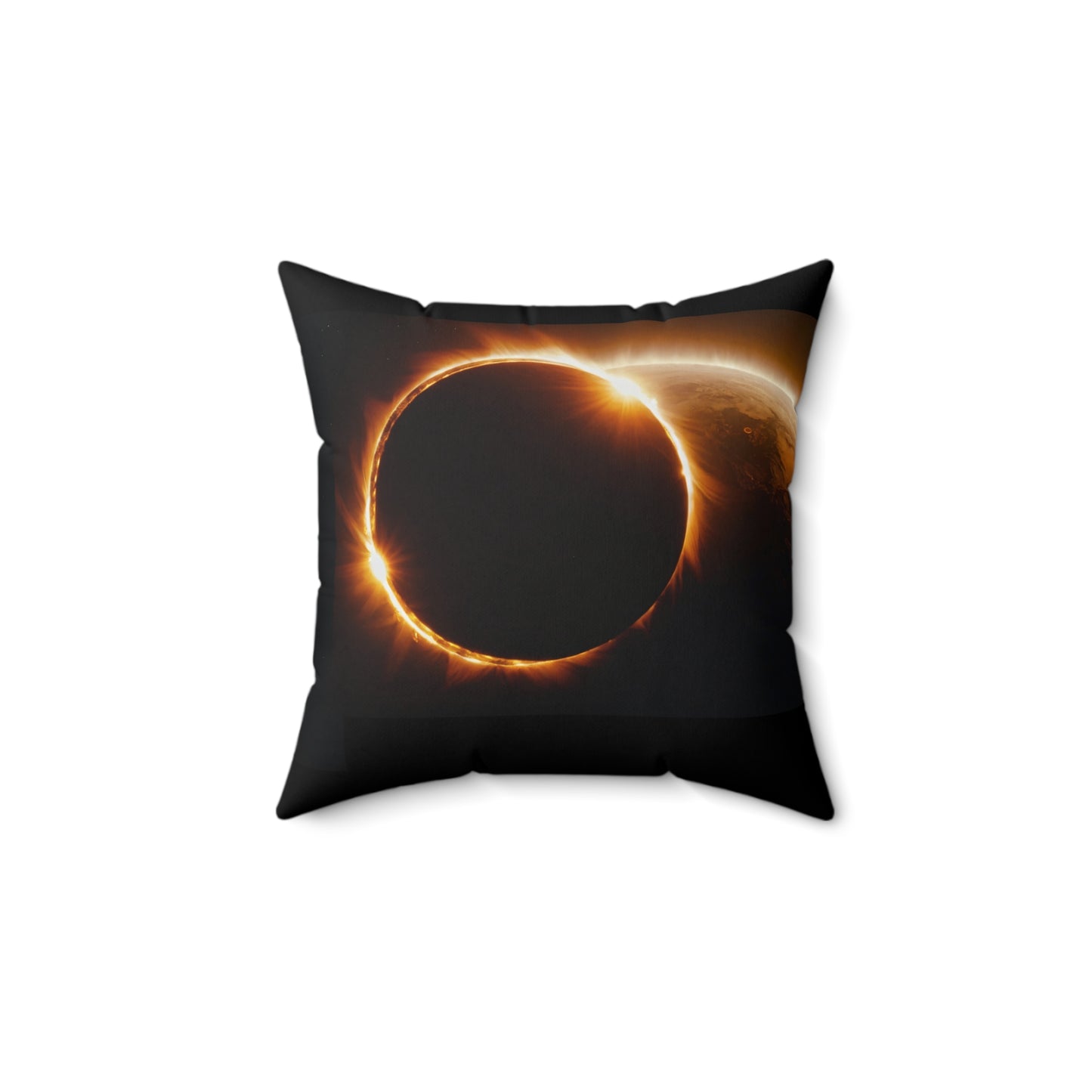 Solar Eclipse Pillow: Add Cosmic Flair to Your Home Decor  $19.99