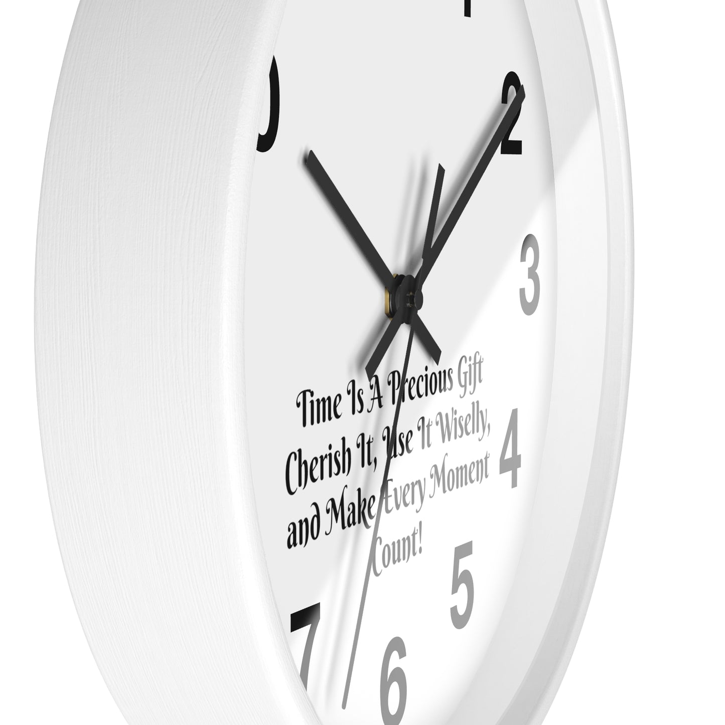 Time is a precious gift, cherish it, use it wisely, and make every moment count! Clock Wall Clock Home Use!