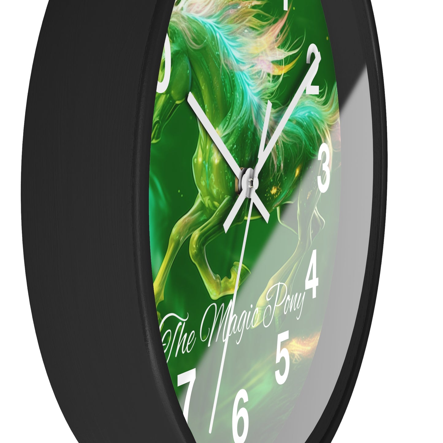 Clock Enchant Your Space: "The Magic Pony" Wall Clock