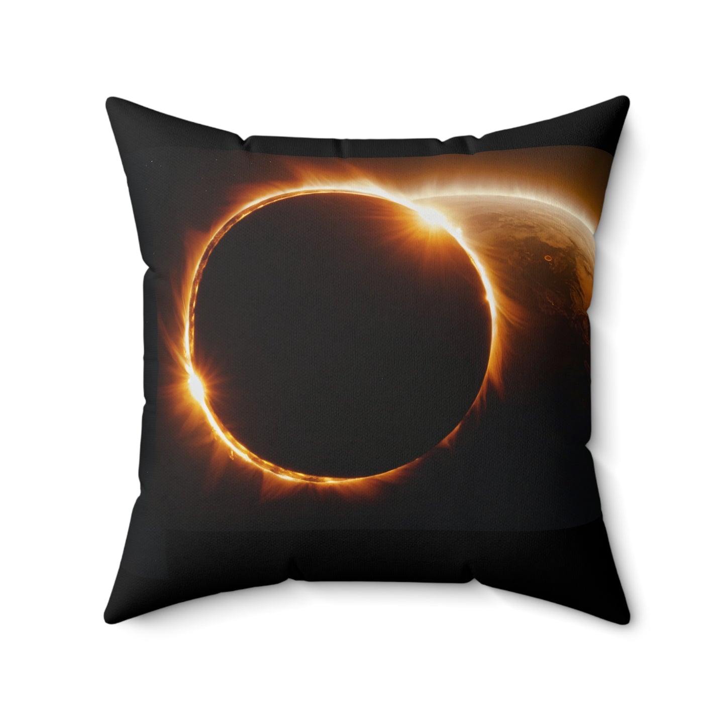 Solar Eclipse Pillow: Add Cosmic Flair to Your Home Decor  $19.99
