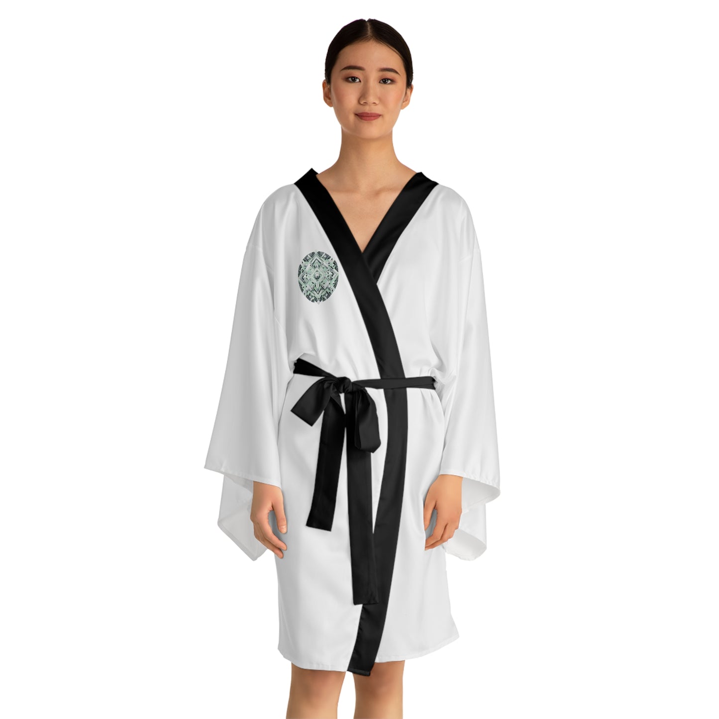 Sophisticated Cosmopolitan Series (S) Long Sleeve Kimono Robe 🌸