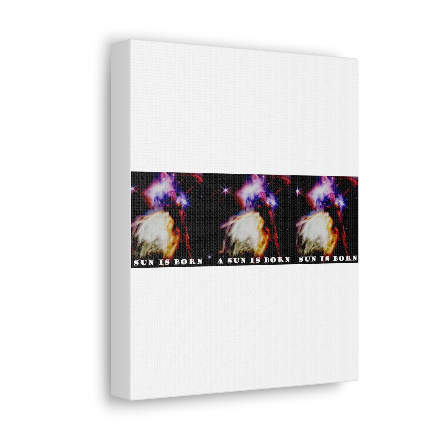 Witness Stellar Birth: Cosmos Series 10 Sun Canvas Print
