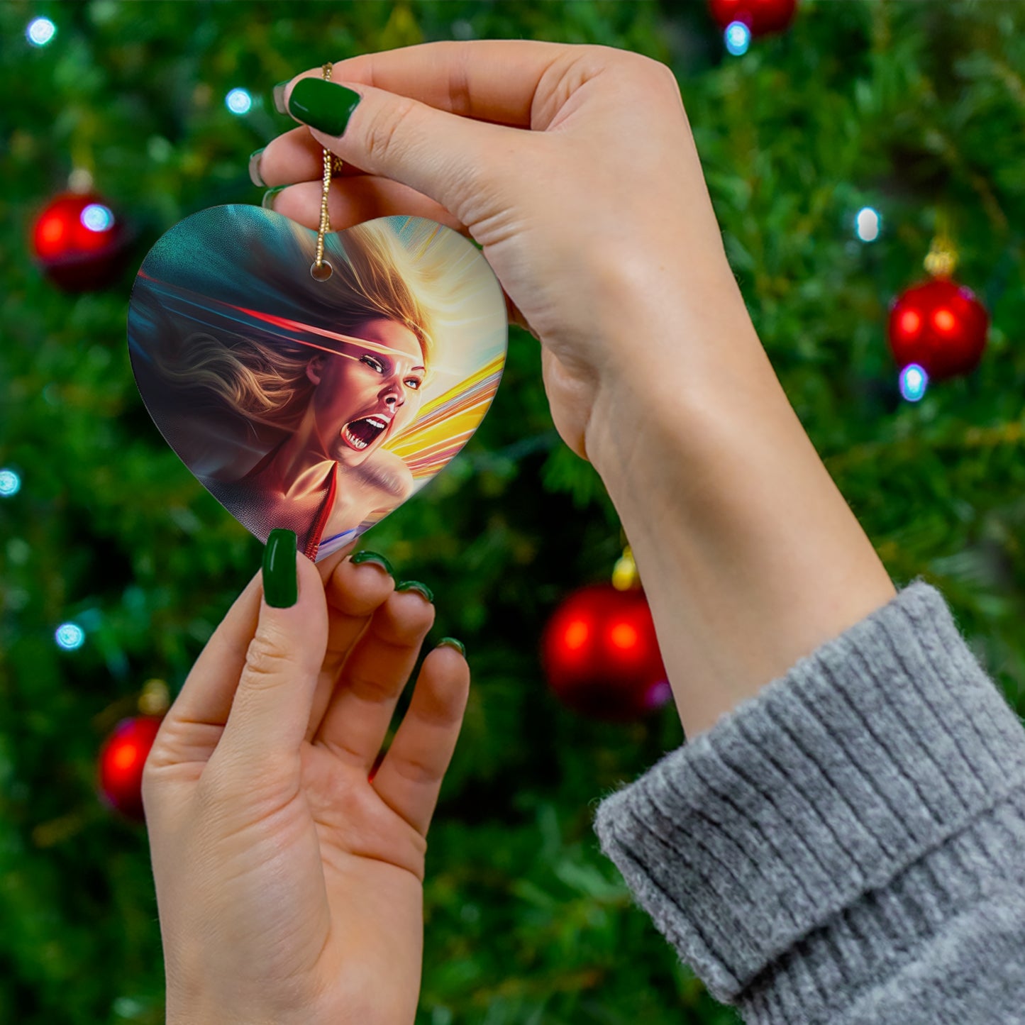 Diverse Digital Art Ceramic Ornaments – A Spectrum of Artistic Expressions