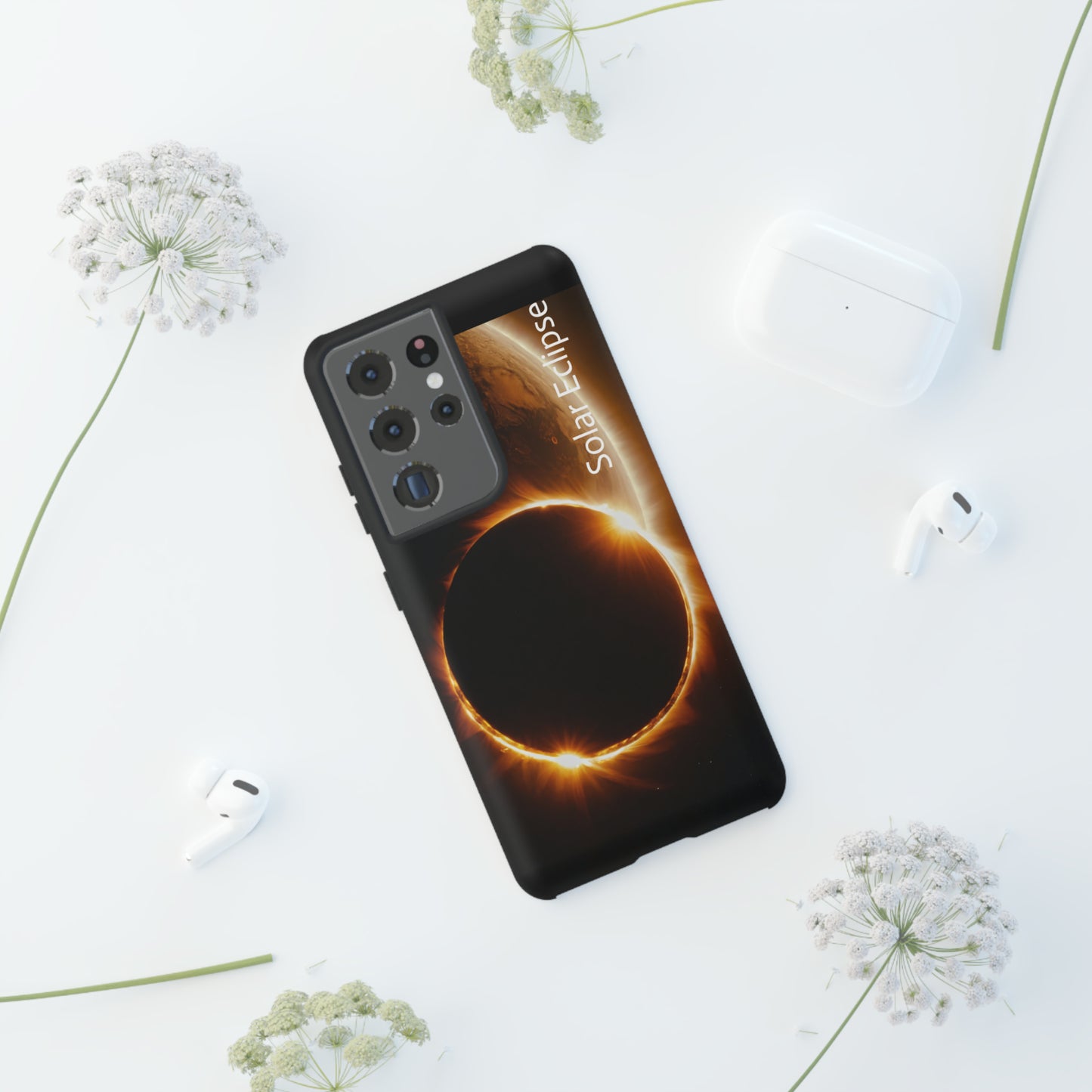 Solar Eclipse Phone Case: Protect Your Tech with Cosmic Style $39.99