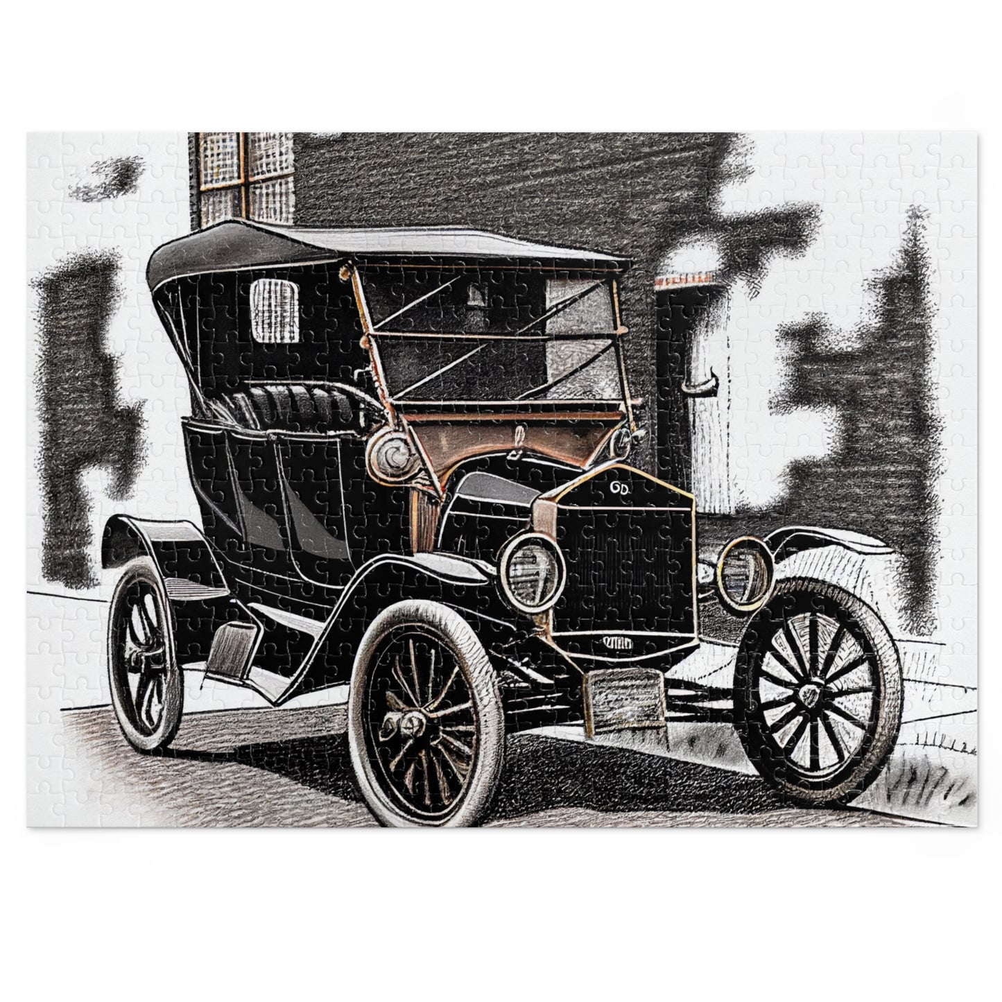 Vintage Ford Car Jigsaw Puzzle Collection (252, 500,1000-Piece)