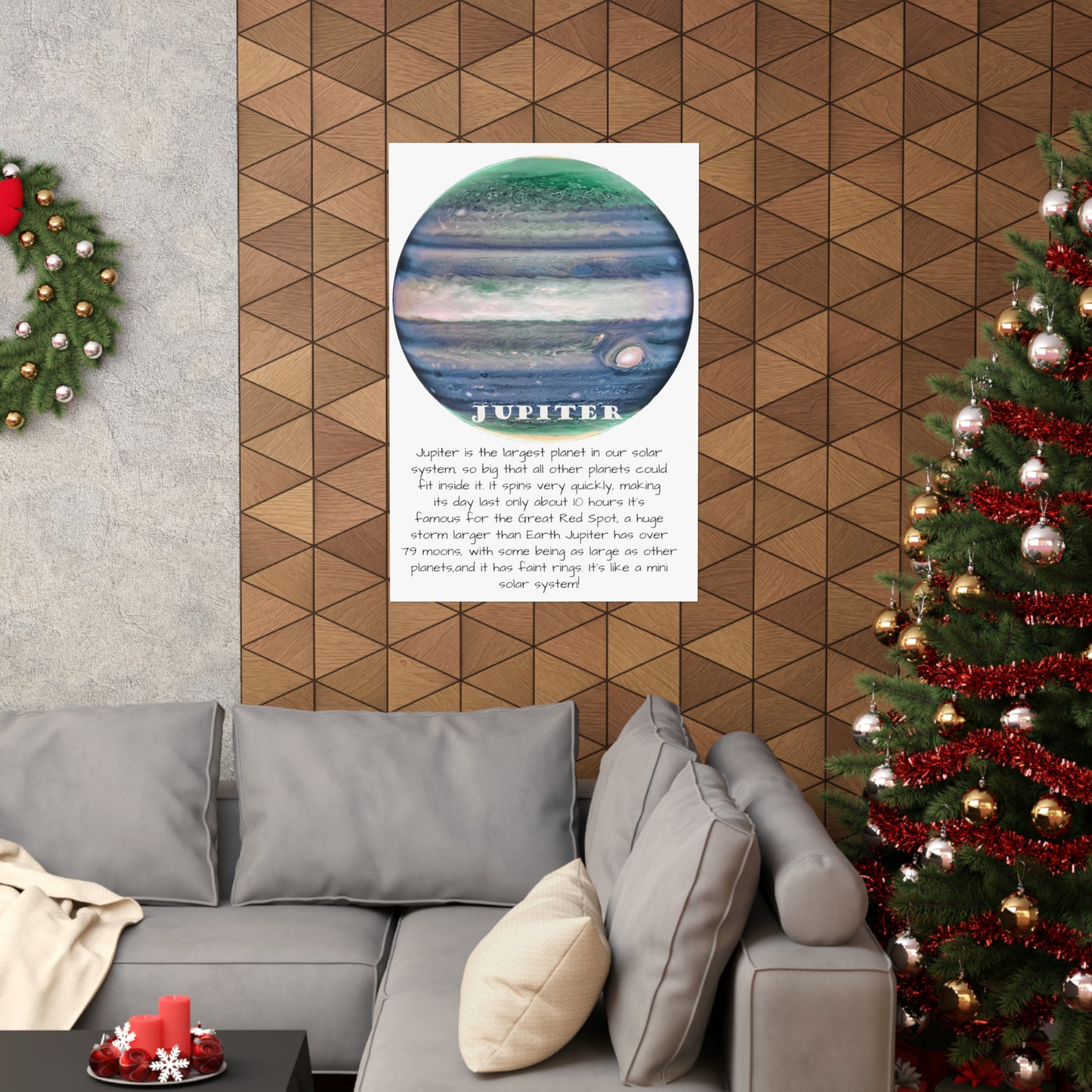 Jupiter's Majesty: Premium Cosmos Series Poster
