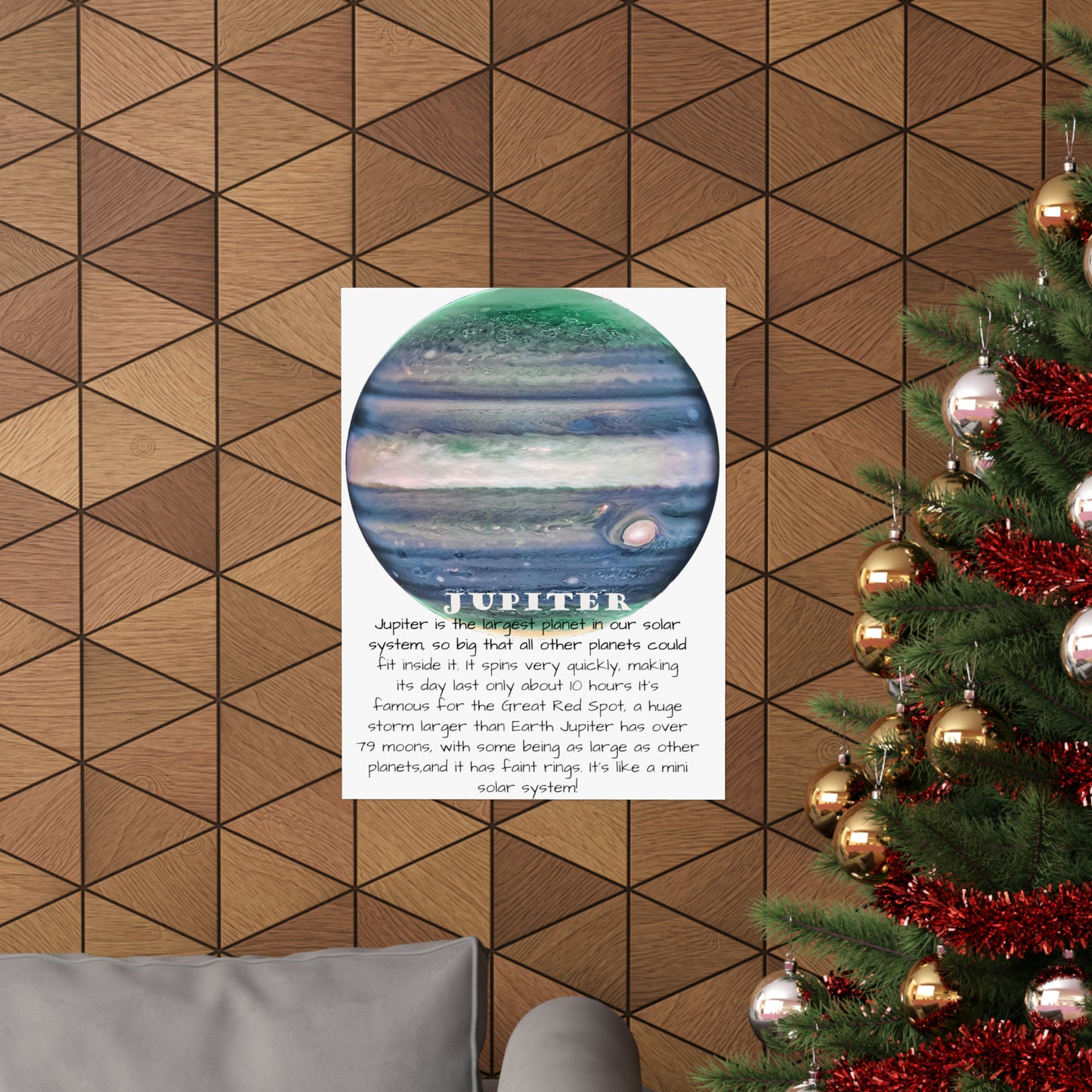 Jupiter's Majesty: Premium Cosmos Series Poster