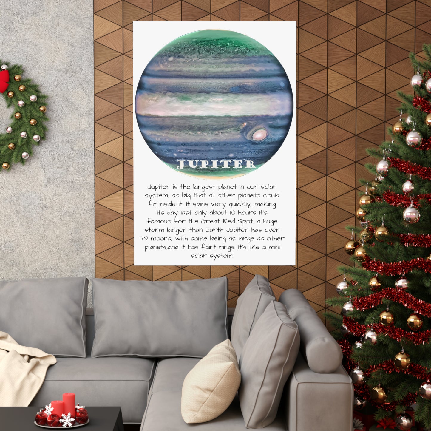 Jupiter's Majesty: Premium Cosmos Series Poster