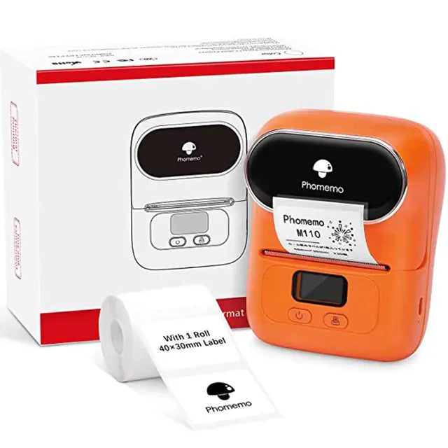 M110 Label Printer - Streamline Your Labeling with Sleek, Ink-Free Technology