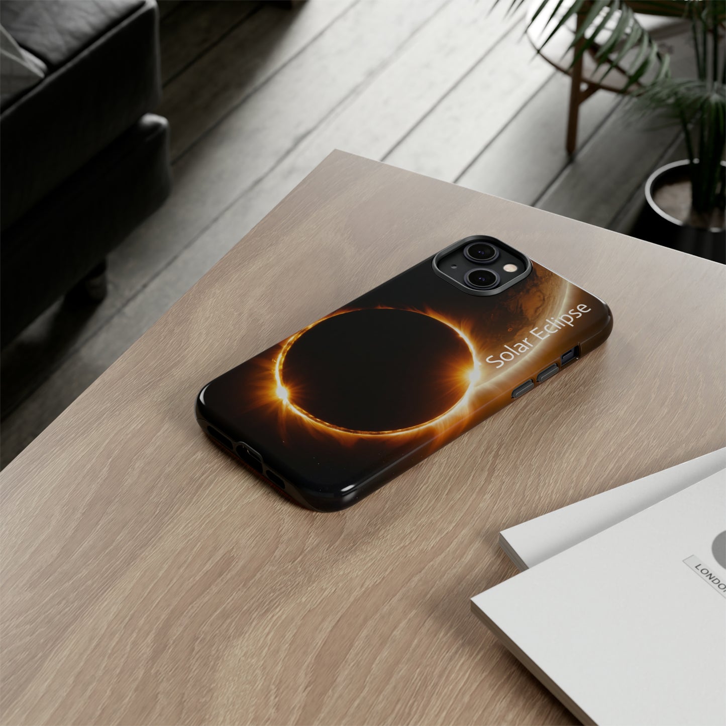 Solar Eclipse Phone Case: Protect Your Tech with Cosmic Style $39.99