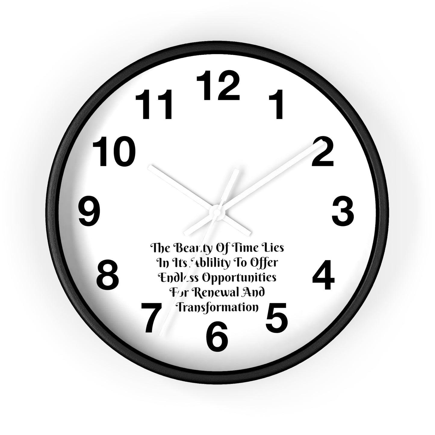 The beauty of time lies in its ability to offer endless opportunities for renewal and transformation! Clock Wall Clock Home Use!!