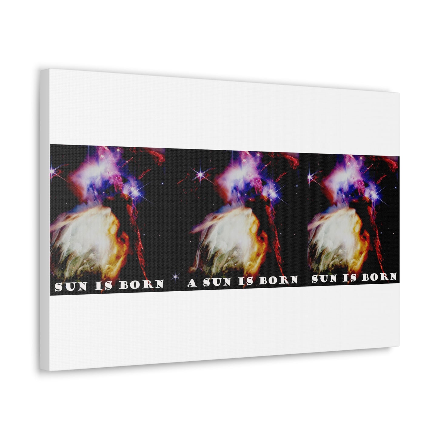 Witness Stellar Birth: Cosmos Series 10 Sun Canvas Print