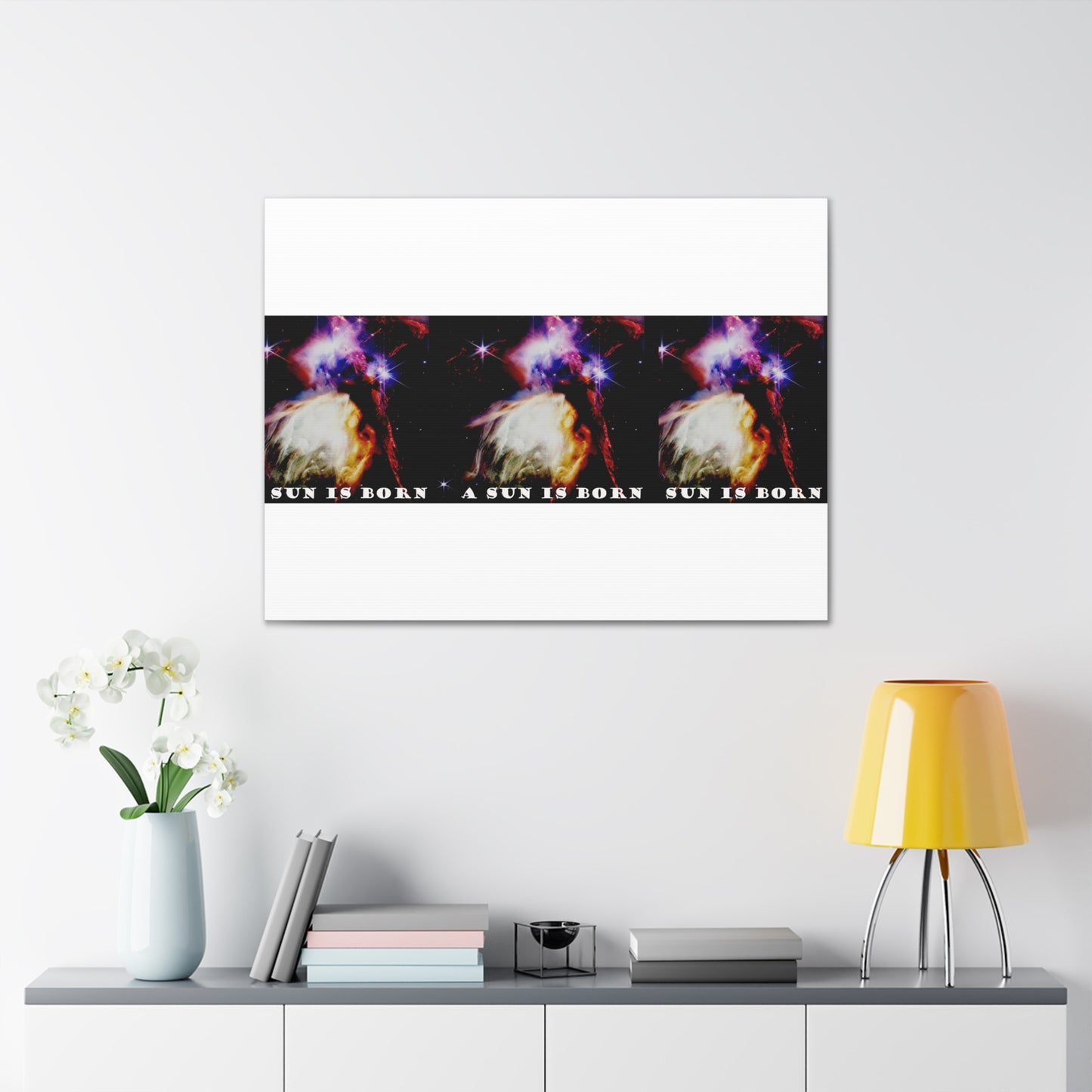 Witness Stellar Birth: Cosmos Series 10 Sun Canvas Print