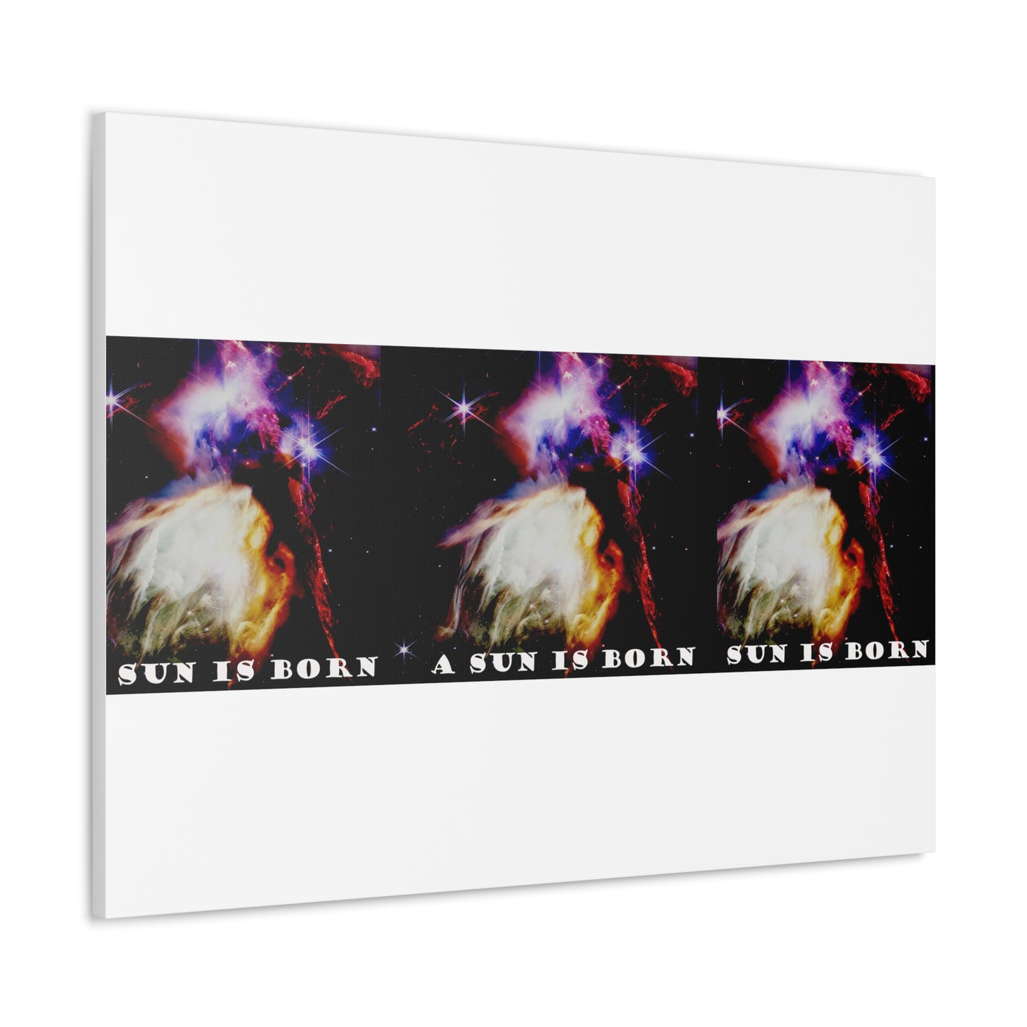 Witness Stellar Birth: Cosmos Series 10 Sun Canvas Print