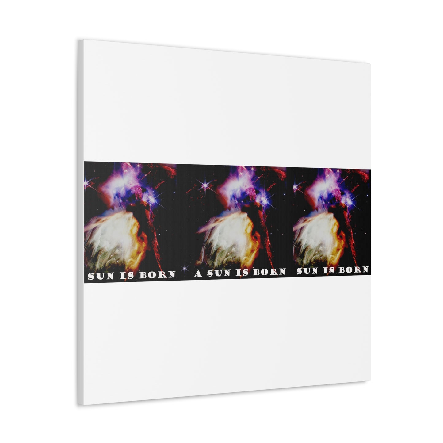 Witness Stellar Birth: Cosmos Series 10 Sun Canvas Print
