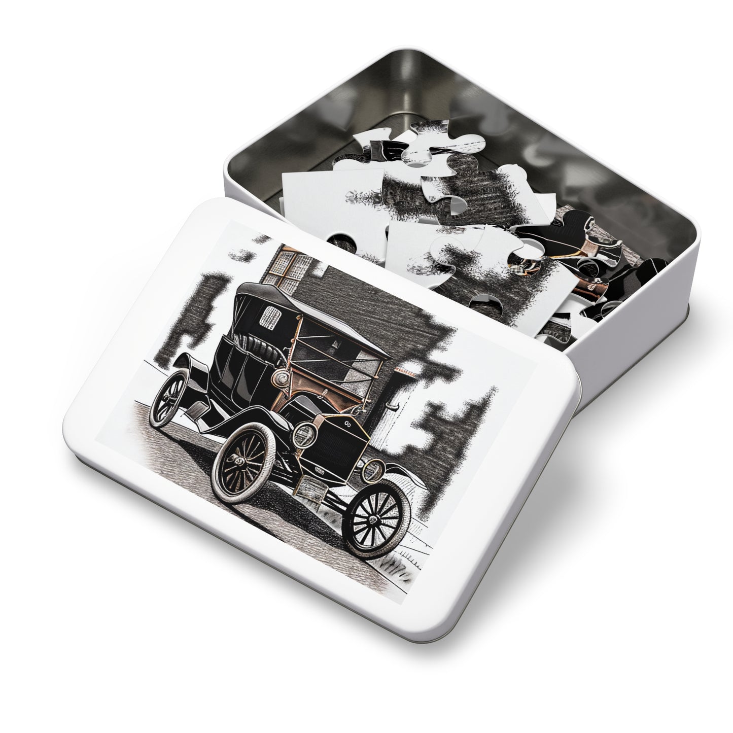 Vintage Ford Car Jigsaw Puzzle Collection (252, 500,1000-Piece)