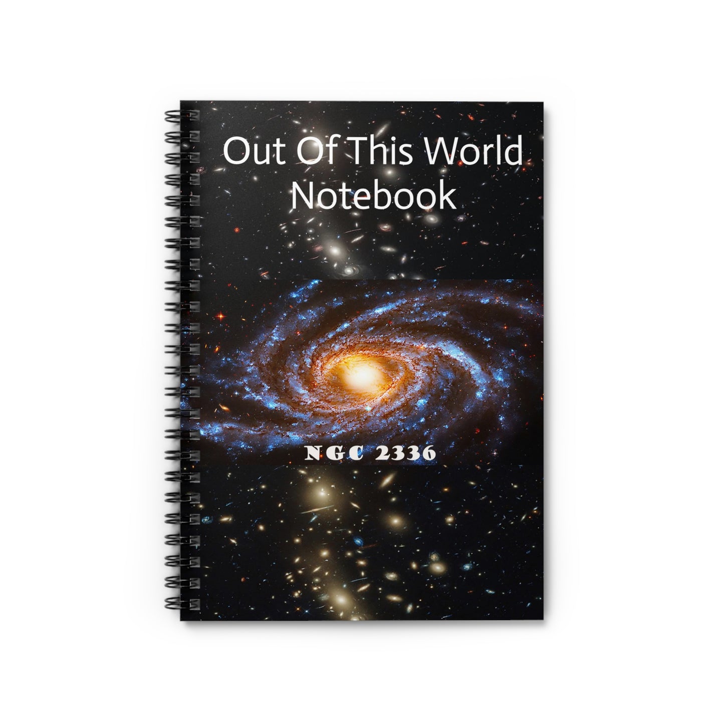 Cosmos Series 14 NGC2336-galaxy Spiral Notebook - Ruled Line