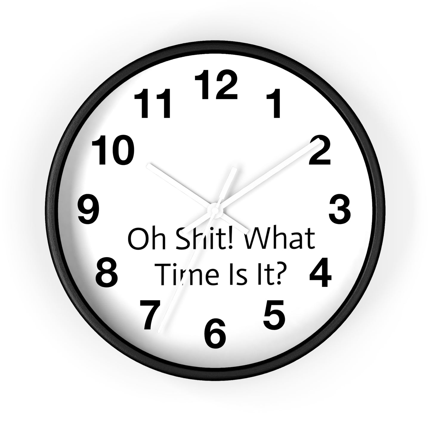"Oh Shit! What Time Is It?" Wall Clock: Humor Meets Timekeeping