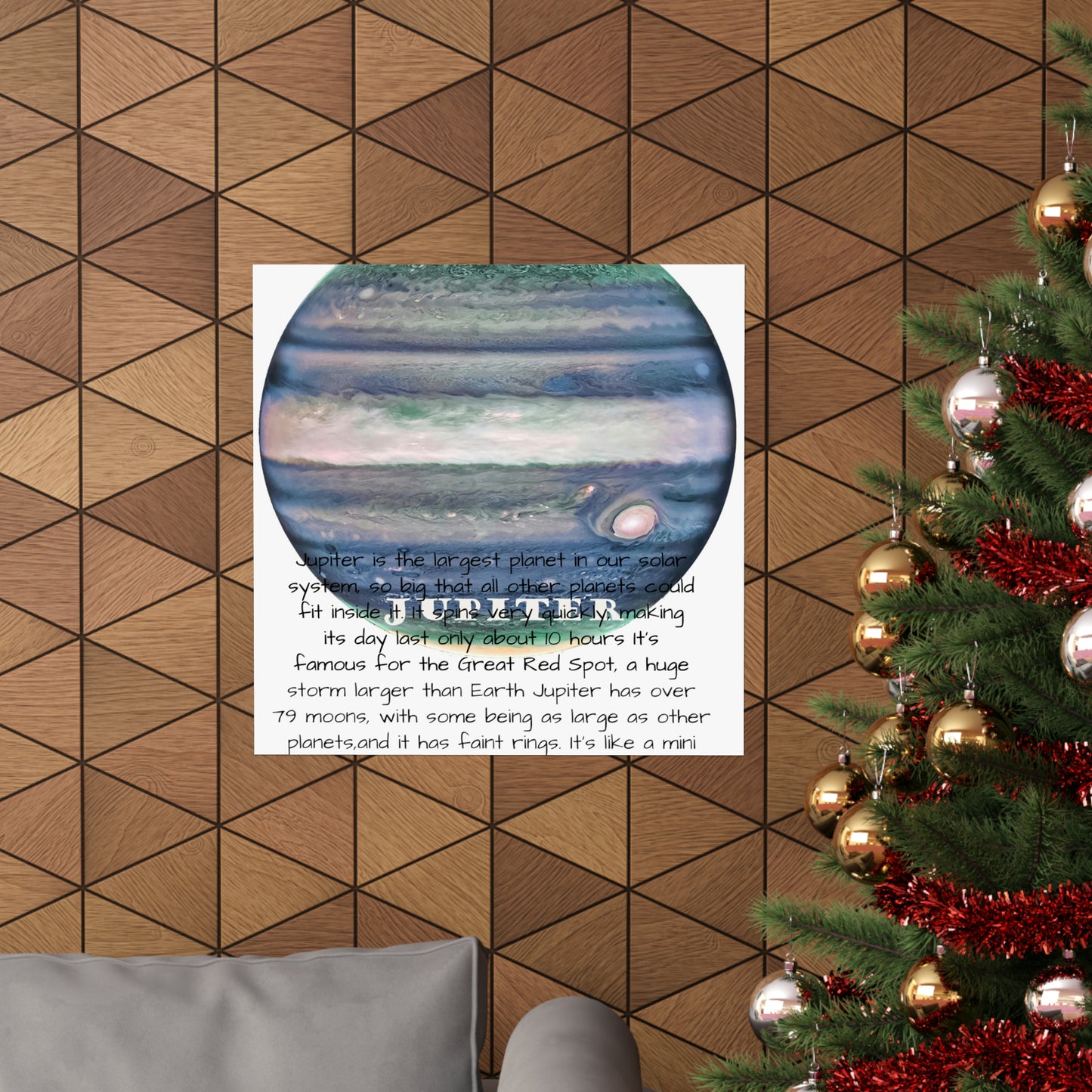 Jupiter's Majesty: Premium Cosmos Series Poster