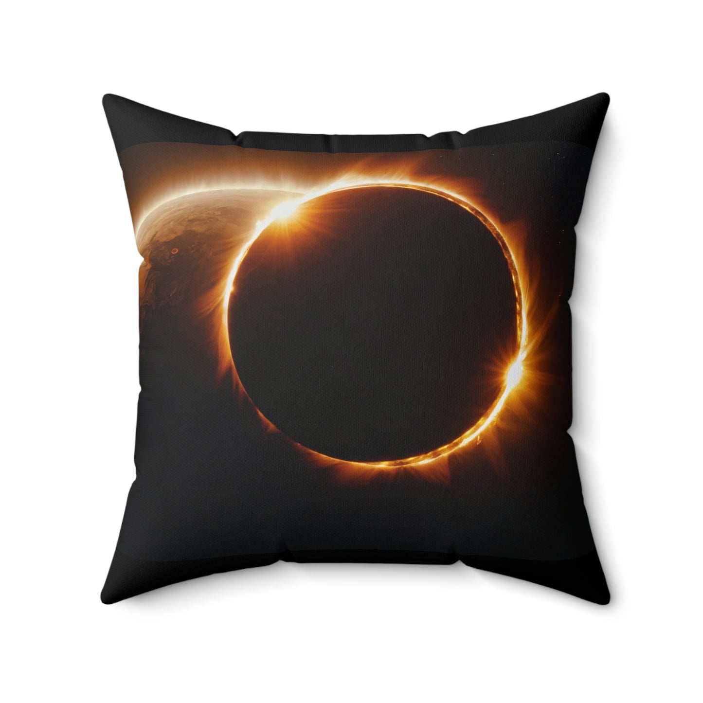 Solar Eclipse Pillow: Add Cosmic Flair to Your Home Decor  $19.99