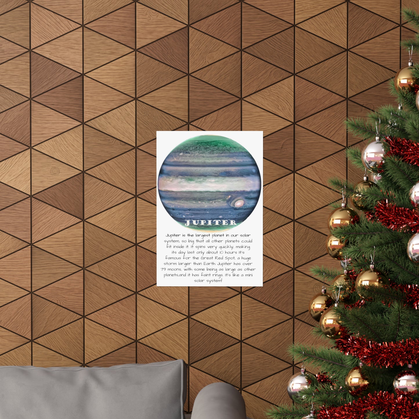 Jupiter's Majesty: Premium Cosmos Series Poster