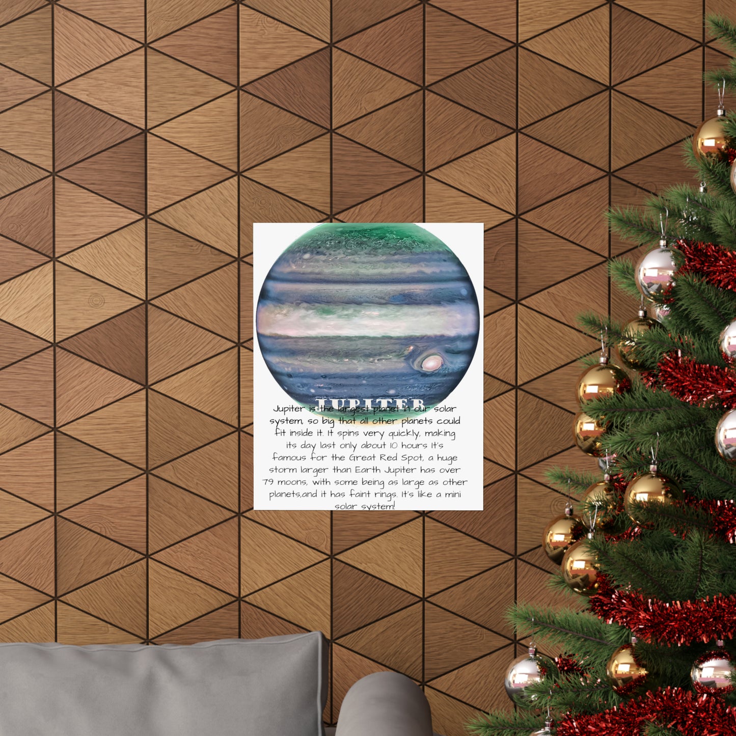 Jupiter's Majesty: Premium Cosmos Series Poster