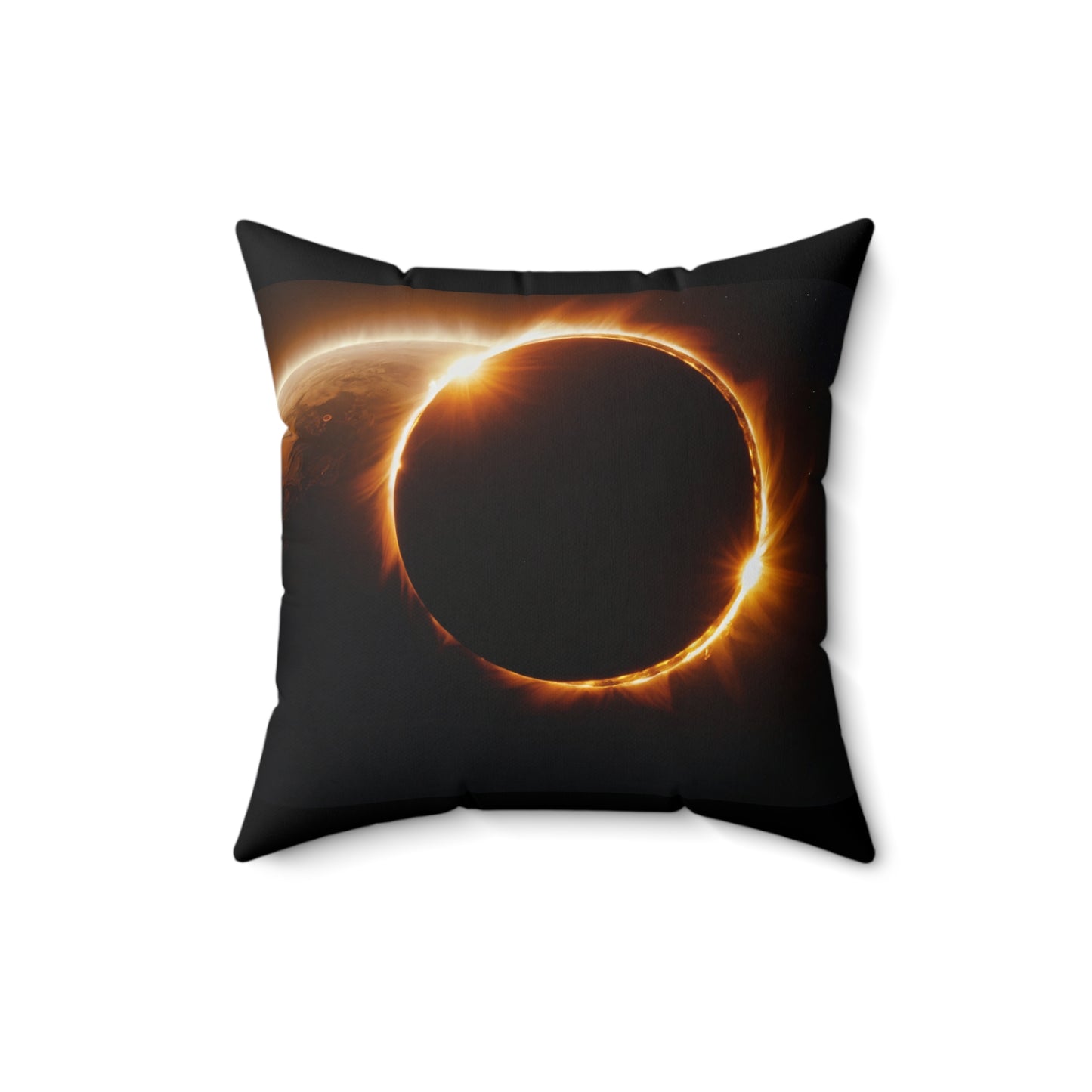 Solar Eclipse Pillow: Add Cosmic Flair to Your Home Decor  $19.99
