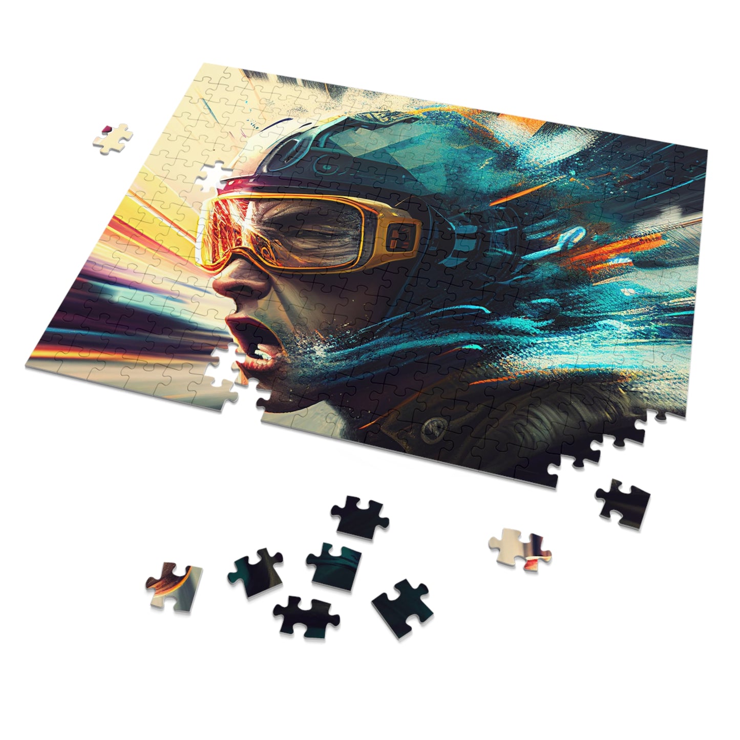 Speed of Light Jigsaw Puzzle: Build Your Own Masterpiece( 252, 500,1000-Piece) Left Looking