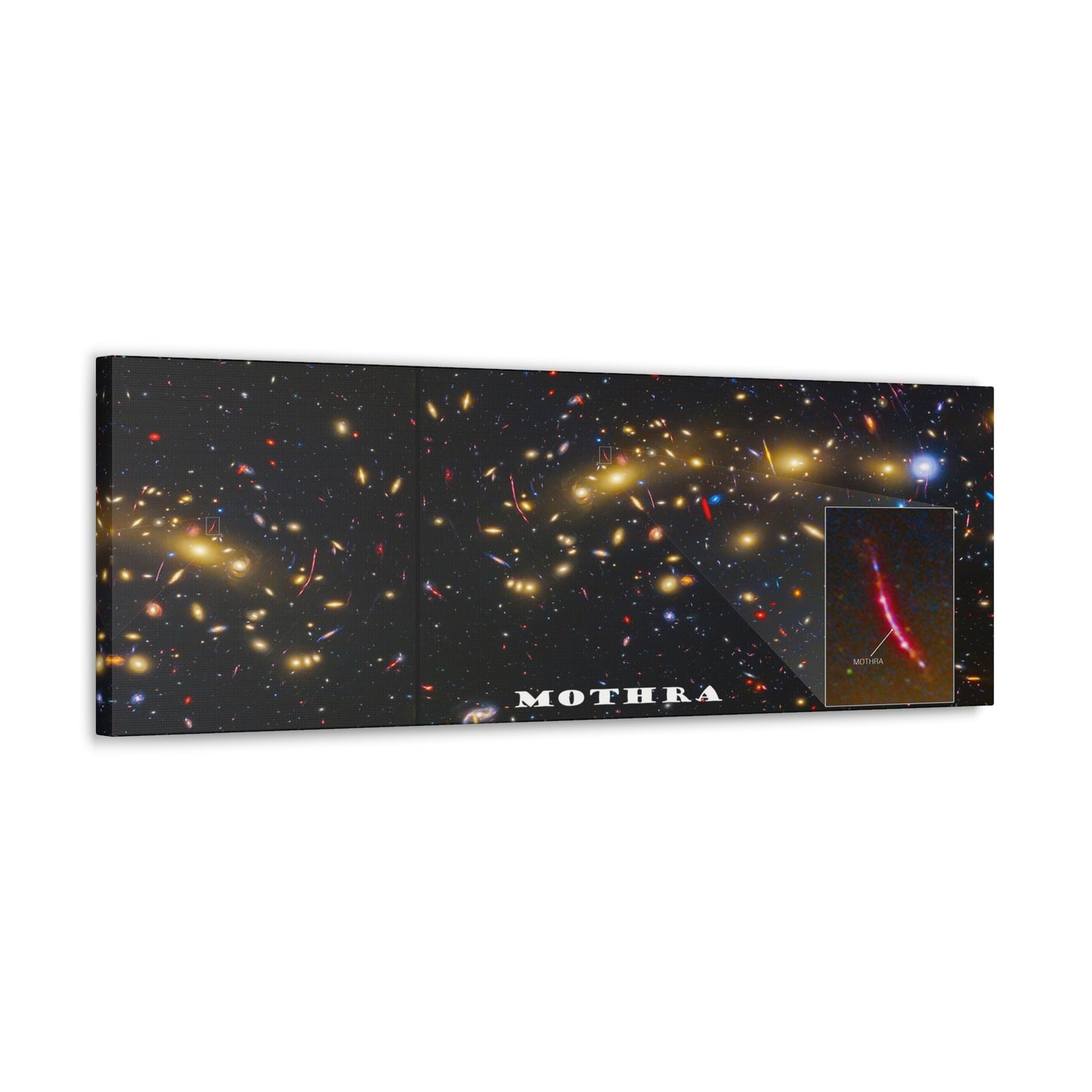 Mothra Takes Flight: Cosmos Series 6 Canvas Print