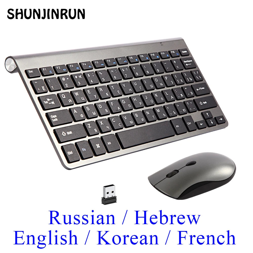 Global Input, Minimal Footprint: Wireless Keyboard & Mouse Combo