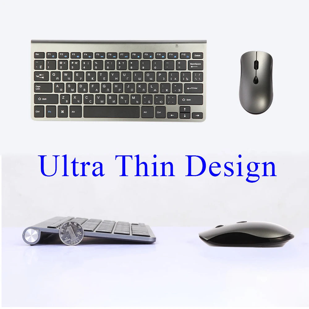 Global Input, Minimal Footprint: Wireless Keyboard & Mouse Combo