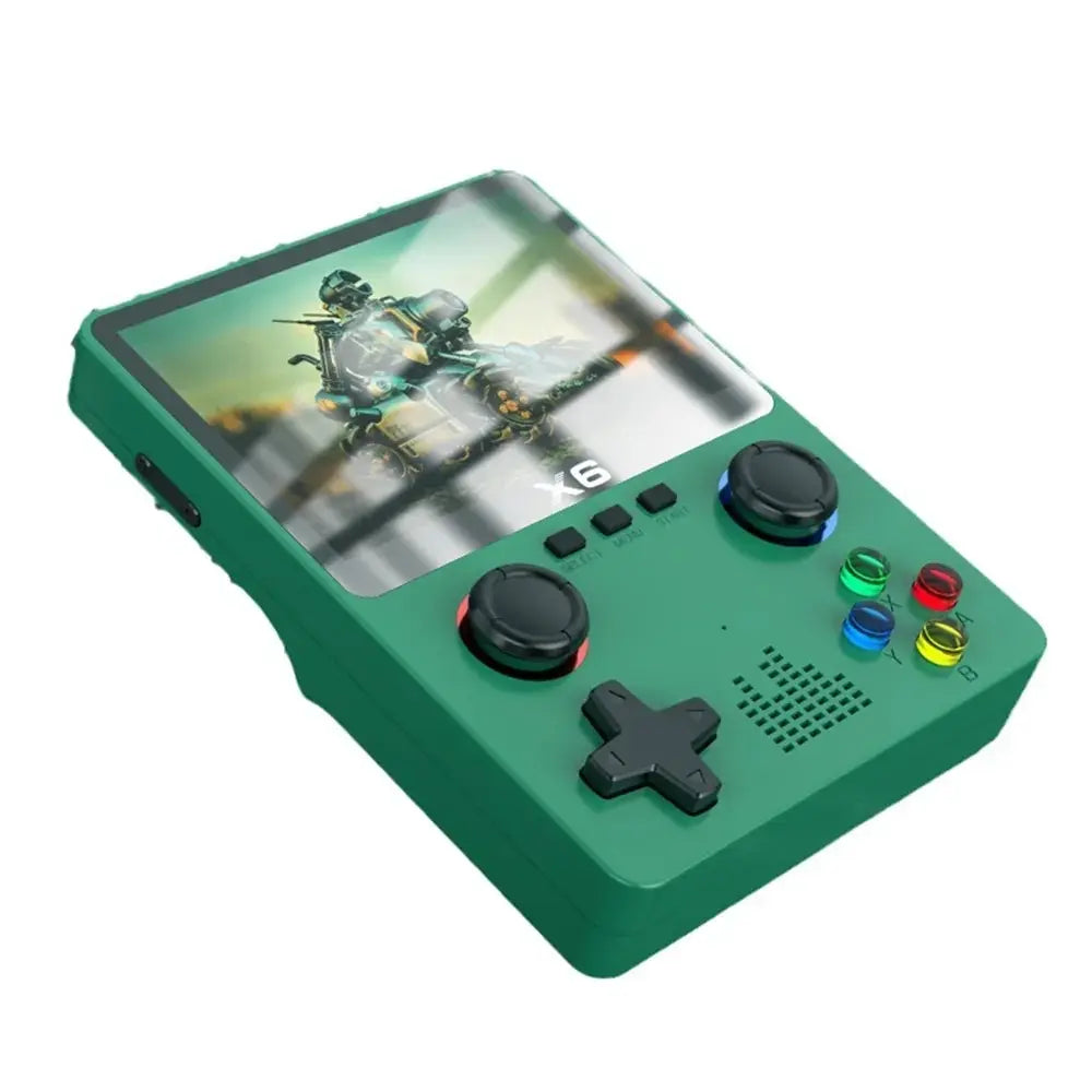 Retro Gaming Fun: X6 Handheld Console with Dual Joysticks