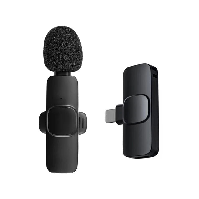 Wireless Lavalier Microphone: Noise-Canceling, Real-Time Audio for iPhone, Android, and Xiaomi