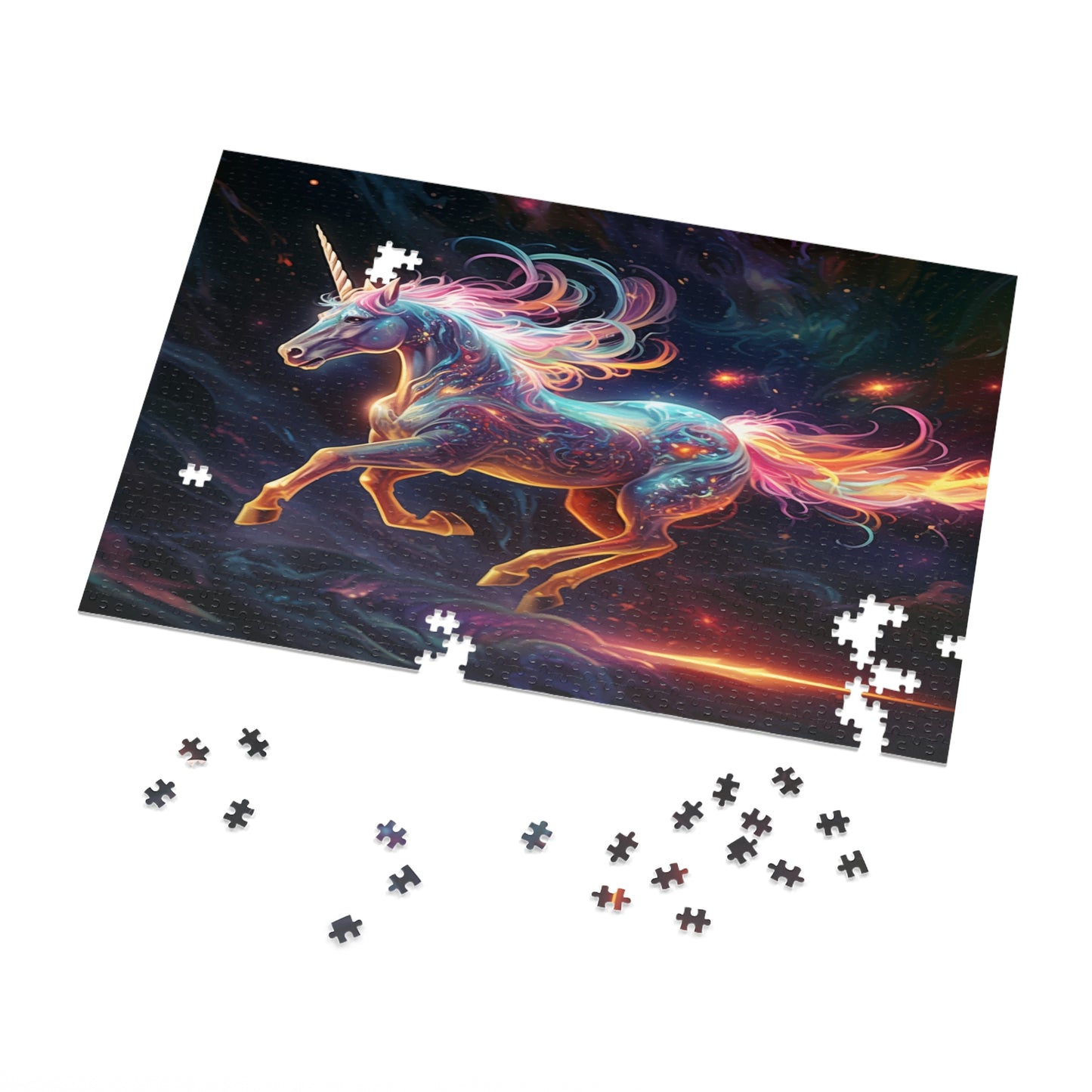 "The Magic Pony" Jigsaw Puzzle: Build a World of Fantasy (500,1000-Piece) Rainbow