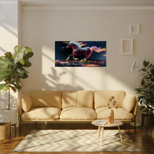 "The Magic Pony" Watercolor Posters: Enchantment for Your Walls