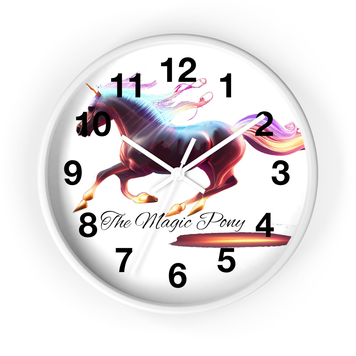 The Magic Pony Clock Wall Clock Home Use!!