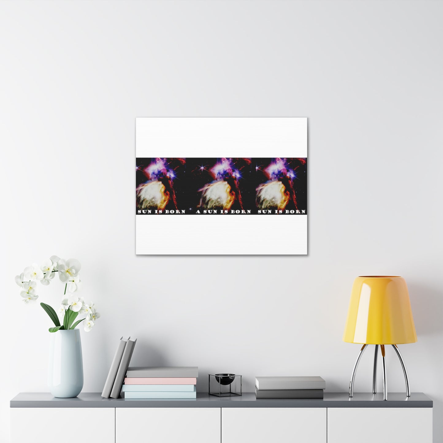 Witness Stellar Birth: Cosmos Series 10 Sun Canvas Print