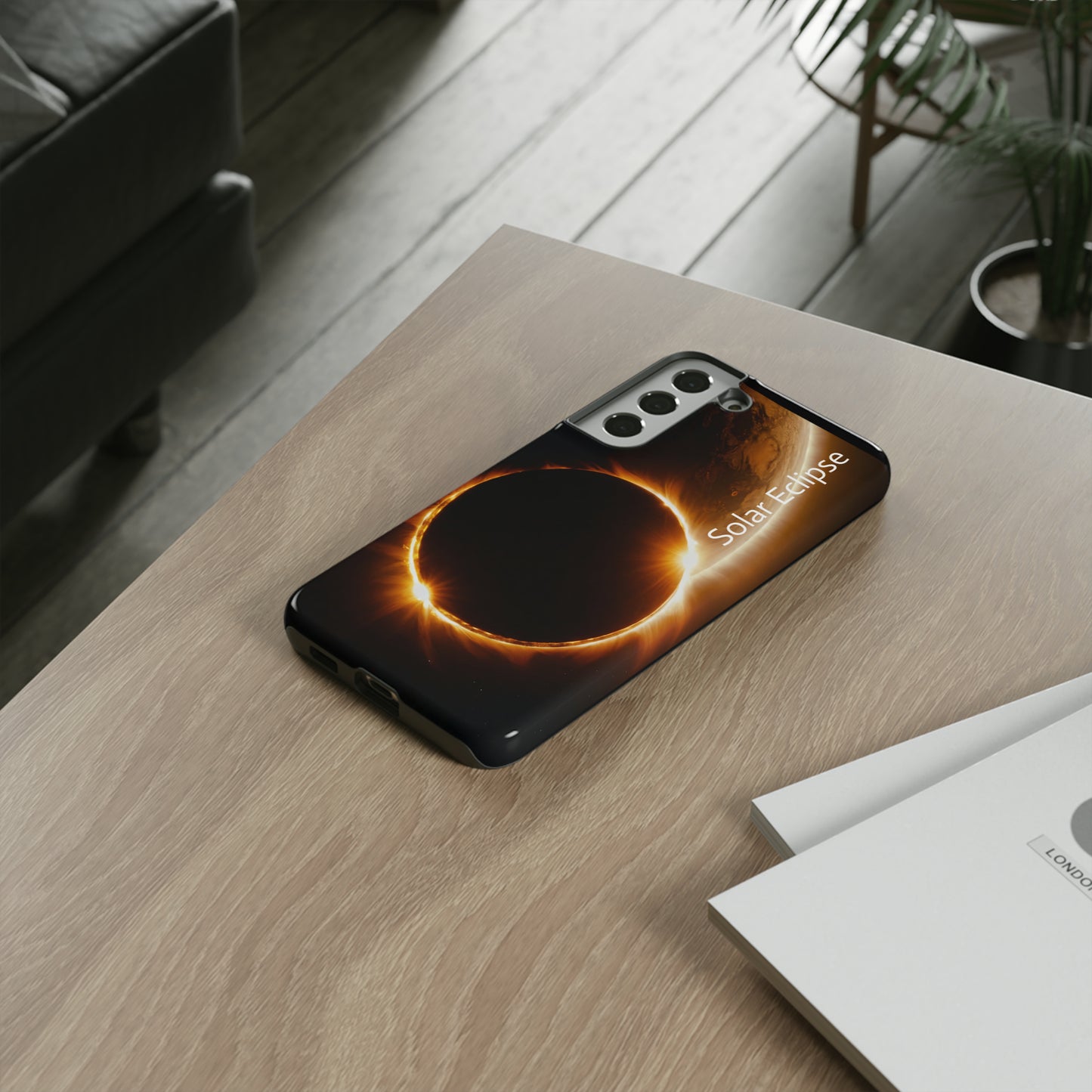 Solar Eclipse Phone Case: Protect Your Tech with Cosmic Style $39.99