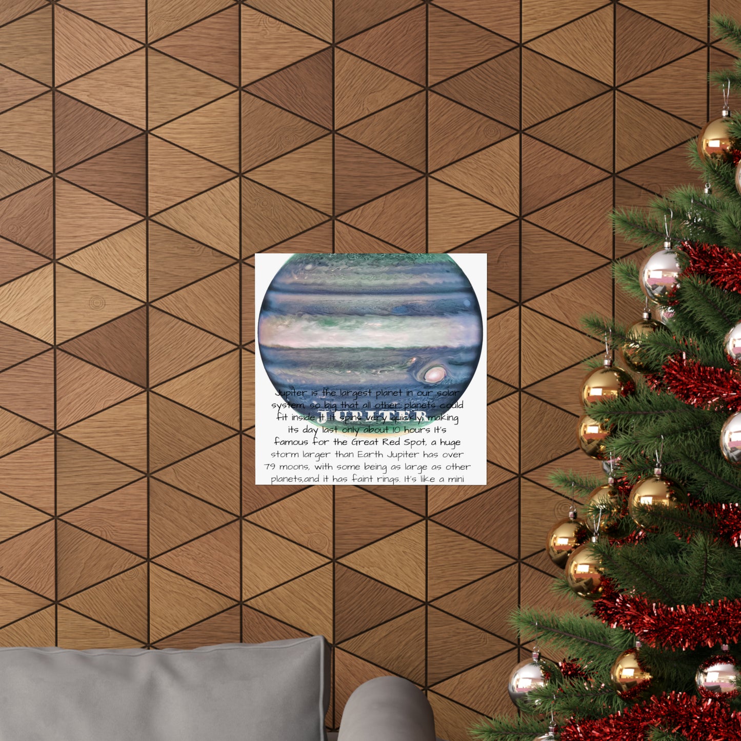 Jupiter's Majesty: Premium Cosmos Series Poster